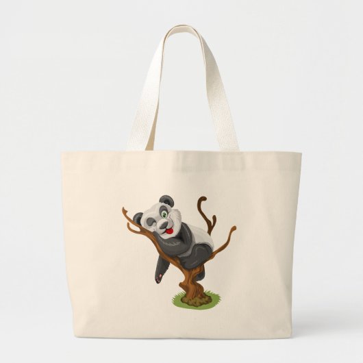 Grand Tote Bag Petit panda (Devant)
