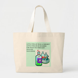 Grand Tote Bag petite rime de willie de chimie
