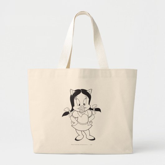 Grand Tote Bag Petunia Posing (Devant)