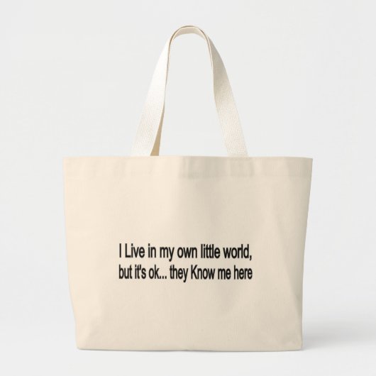 Grand Tote Bag Peu de monde (Devant)