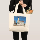 Grand Tote Bag Phare de Sandy Hook, New Jersey (Devant (produit))