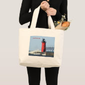 Grand Tote Bag Phare du sud d'asile (Devant (produit))
