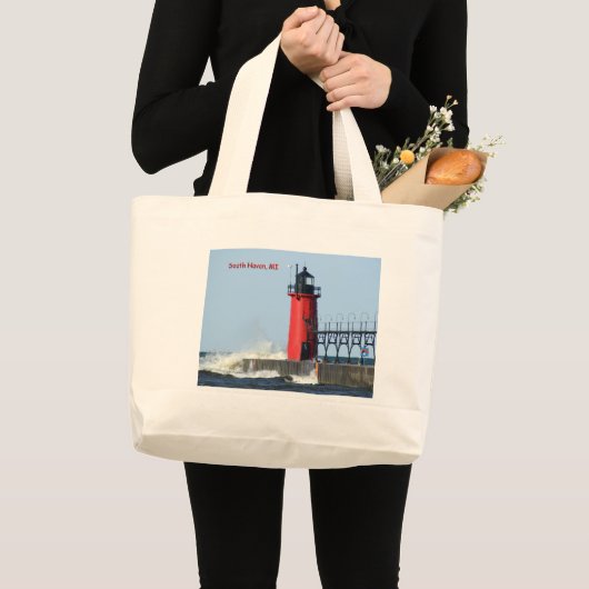 Grand Tote Bag Phare du sud d'asile (Devant (produit))