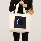 Grand Tote Bag Phases de la Lune (Devant (produit))