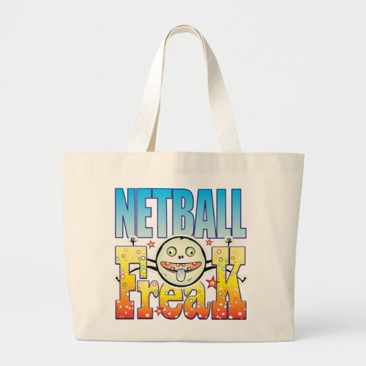 Grand Tote Bag Phénomène bizarre de net-ball (Devant)