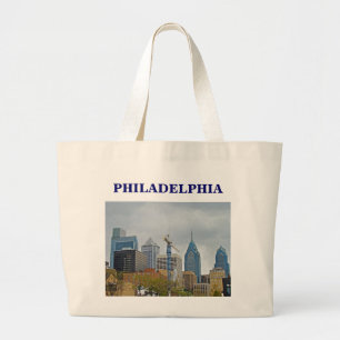 Grand Tote Bag Philadelphie Skyline de la promenade fluviale