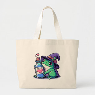 Grand Tote Bag philtre d'amour kawaii sorcier