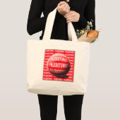 GRAND TOTE BAG PHLÉBOTOMISTE SPHÈRE GOUTTE SANGUINE (Devant (produit))