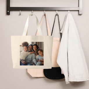 Grand Tote Bag Photo famille enfants