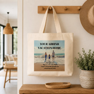 Grand Tote Bag Photo location de maison hôte vacances d'été invit