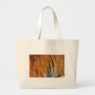 Grand Tote Bag Photo Tiger Stripes Big Cat Wildlife