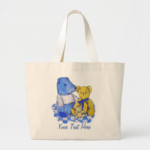 Grand Tote Bag photo unique de trois mignonnes filles