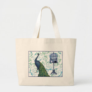 Grand Tote Bag Pic et cage Vintages