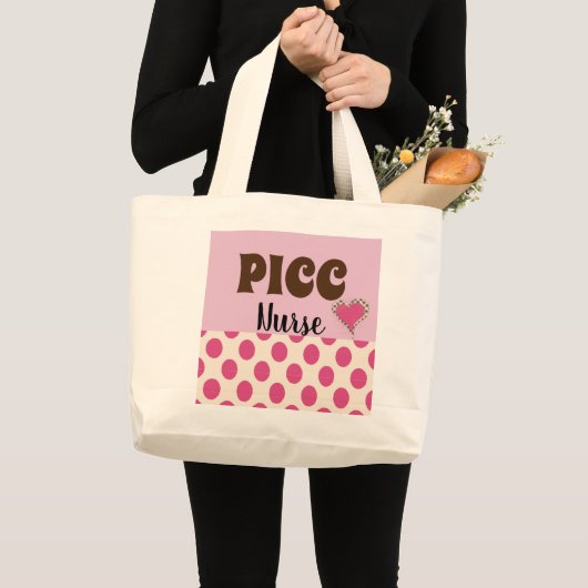 Grand Tote Bag PICC Chick—PICC LINE Insertion Infirmière Toutes (Devant (produit))