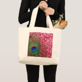 Grand Tote Bag Pièce rose rocheuse (Devant (produit))