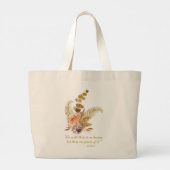 Grand Tote Bag Pièces du Ciel Cite Fleurs de Boho (Dos)
