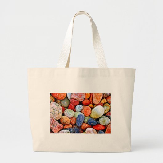 Grand Tote Bag Pierre et caillou (Devant)