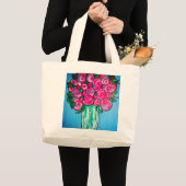 Grand Tote Bag Pies roses (Devant (produit))
