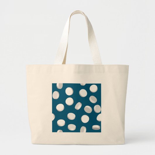 Grand Tote Bag pilules bleues (Devant)