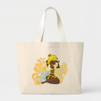Grand Tote Bag Pin de reine des abeilles