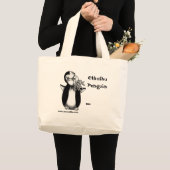 Grand Tote Bag Pingouin de Cthulhu : …. (Devant (produit))