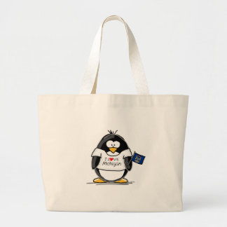 Grand Tote Bag Pingouin du Michigan