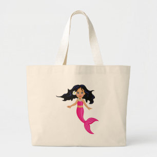 Grand Tote Bag Pink Mermaid