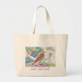 Grand Tote Bag Pipit fourre-tout (Devant)