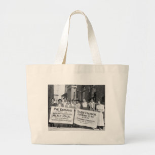 Grand Tote Bag Piquets du suffrage des femmes, 1917