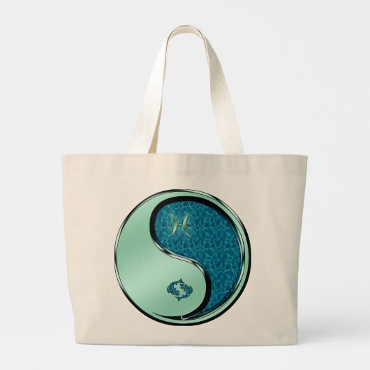 Grand Tote Bag Pisces the Fish (Dos)