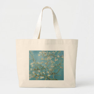 Grand Tote Bag PixDezines Van Gogh Floraison d'amandier à Saint-R