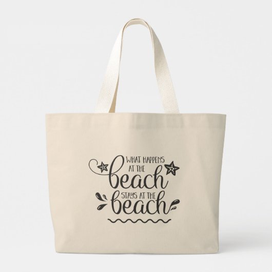 Grand Tote Bag Plage (Dos)