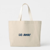 Grand Tote Bag Plage Salée (Dos)
