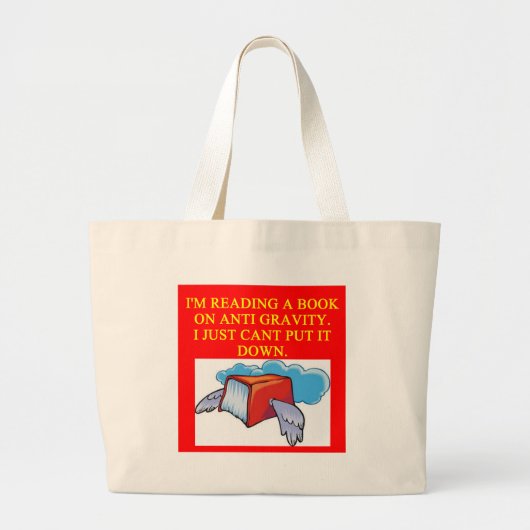 Grand Tote Bag plaisanterie de physique (Devant)