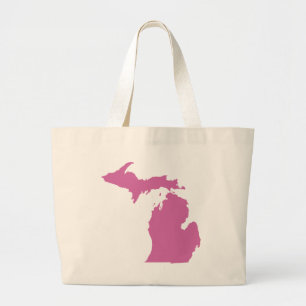 Grand Tote Bag Plan de l'État du Michigan