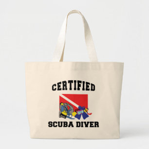 Grand Tote Bag Plongeur autonome certifié