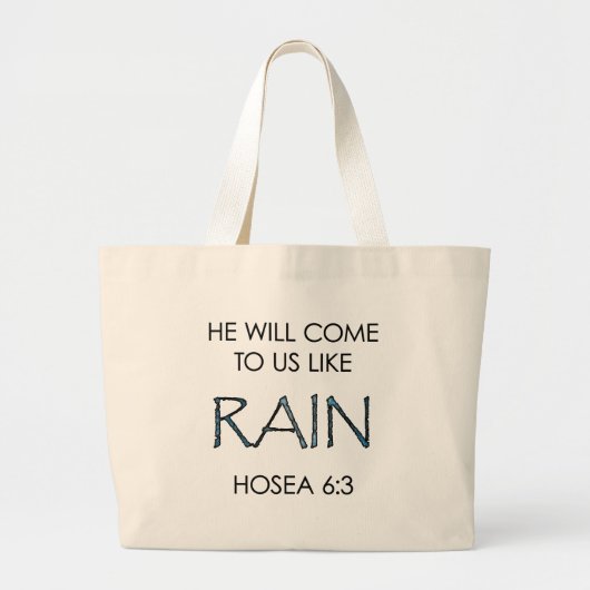 Grand Tote Bag Pluie (Devant)