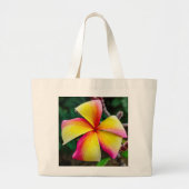 Grand Tote Bag Plumeria rubra (Devant)