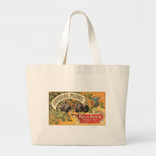Grand Tote Bag Plums impériaux