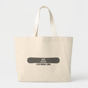 Grand Tote Bag Plus de méthode Moins de double liège