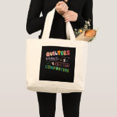 Grand Tote Bag Plus de tranquillité pour de meilleurs ordinateurs (Devant (produit))
