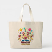 Grand Tote Bag Plus doux avec chaque année (Dos)