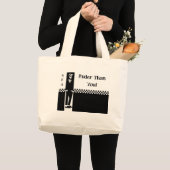 GRAND TOTE BAG PLUS GROSSIER QUE VOUS (Devant (produit))