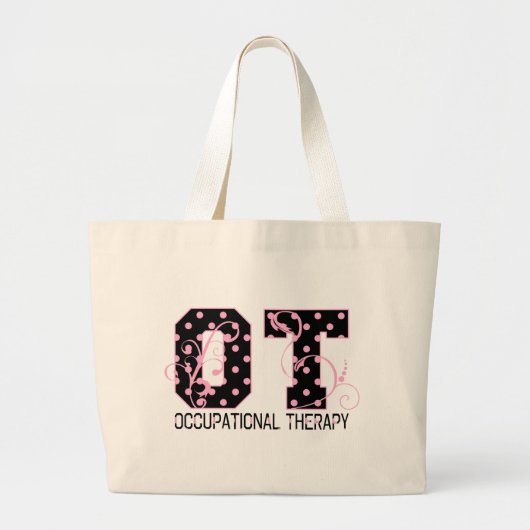 Grand Tote Bag Point de polka OT (Devant)