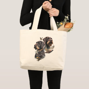 Grand Tote Bag Pointer allemand à poil dur
