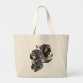 Grand Tote Bag Pointer allemand à poil dur (Dos)