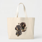 Grand Tote Bag Pointer allemand à poil dur (Devant)
