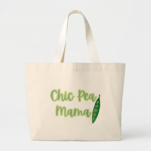 Grand Tote Bag Pois chic de Vegan amusant Mama Femmes