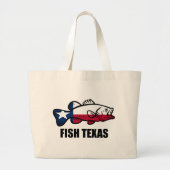 Grand Tote Bag Poisson Texas (Devant)