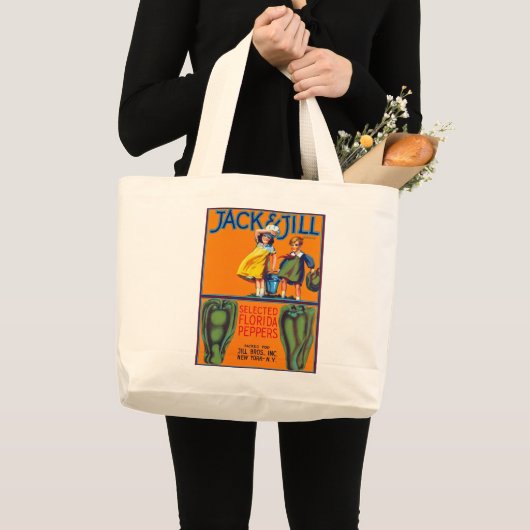 Grand Tote Bag Poivrons de Jack et de Jill la Floride (Devant (produit))